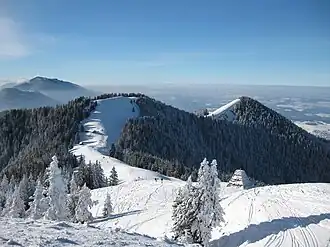 Mittleres und Vorderes Hörnle (fotografiert vom Hinteren Hörnle aus)