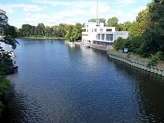 Westhafen-Verbindungskanal von der südlichen Seestraßenbrücke