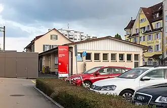 Mobility-Station und Parkplatz