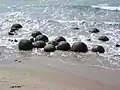 Moeraki Boulders in Neuseeland