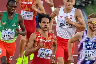 Bronzemedaillengewinner Mohamed&nbsp;Katir – hier im Finale in&nbsp;Eugene
