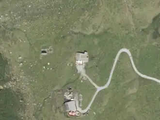 Moisesalm aus der Vogelperspektive