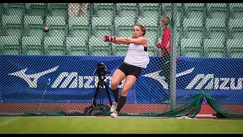 Mona Holm erzielte 62,65&nbsp;m, was nicht für die Finalteilnahme&nbsp;reichte