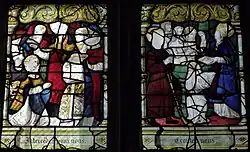 Die Gesandten des römischen Kaisers Maximian laden Mathurin nach Rom ein, um seine Tochter Theodora zu heilen, die vom Teufel besessen war; die Eltern von Mathurin werden getauft