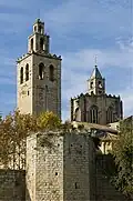 Sant Cugat del Vallès: Gloc­ken­turm und Laternenturm