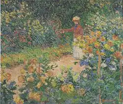 Claude Monet: Monets Garten in Giverny, 1895, aus der Sammlung Franz Ullstein