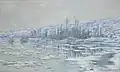 Claude Monet: Eisbruch, 1880, University of Michigan Museum of Art, Ann Arbour