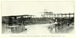 Zweite Monroe Street Bridge von 1891