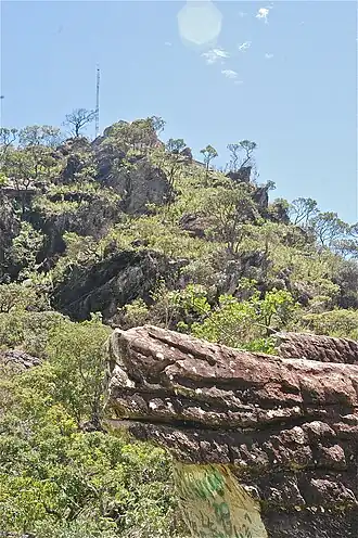 Der höchste Berggipfel der Serra dos Pireneus
