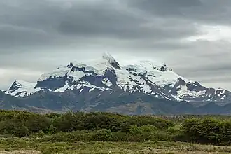 Monte Burney von Norden (Ancón sin Salida)