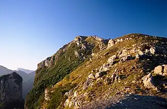 Blick auf den Monte Nona (1279&nbsp;m)