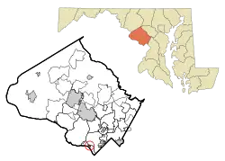 Lage in Maryland