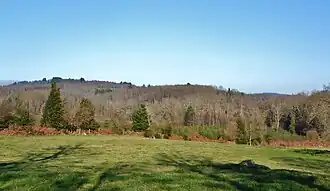 Die Monts de Blond von Westen