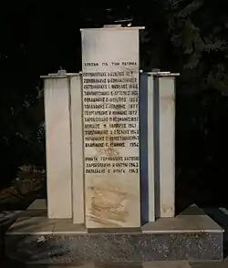 Denkmal für die Toten der Kriege