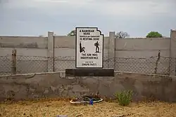 Denkmal der unbekannten PLAN-Soldaten in Outapi Monument of the Unknown PLAN Soldiers in Outapi