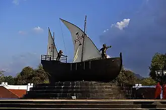 Rückseite der Karavelle