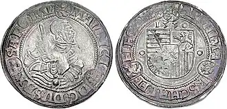 Kurfürst Moritz, Guldengroschen von 1550