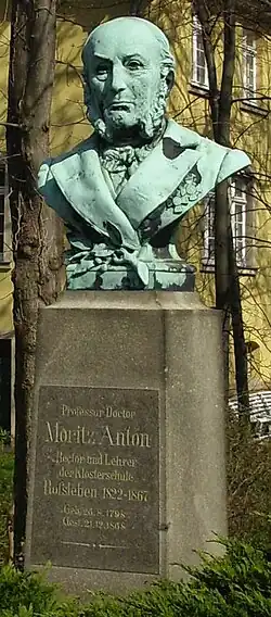 Gedenkbüste August Friedrich Moritz Anton