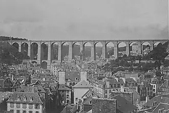 Morlaix und das Viadukt 1873