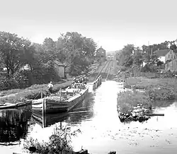 Section boat am Fuß der Rampe Nr. 6