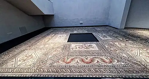 Mosaikboden aus einer römischen Villa