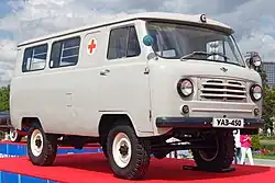 UAZ-450A auf einer Automobilmesse in Moskau (2025)