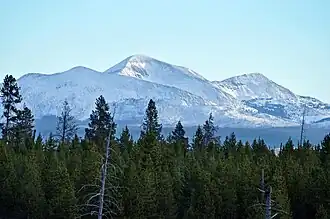 White Peaks (links), Mount Holmes (Mitte) und Trilobite Point (rechts)