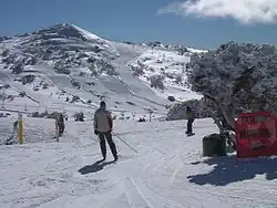 Skigebiet Blue Cow in den Snowy Mountains in New South Wales