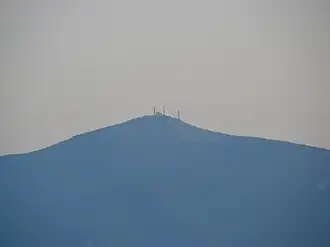 Sendeanlagen auf dem Gipfel des Chlomo