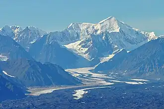 Mount Deception, im Vordergrund der Eldridge-Gletscher