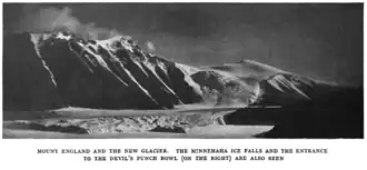 Mount England und New Glacier (1913)