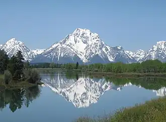 Mount Moran und Snake River