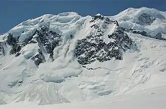 Nordflanke des Mount Munday