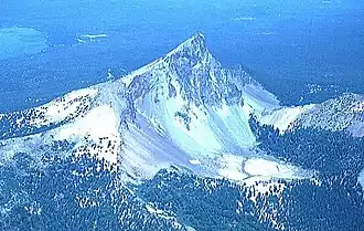 Mount Thielsen aus der Luft