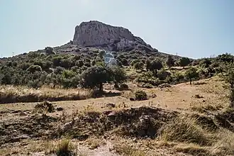 Berg Ptoon über dem Tempel des Apollo Ptoios.