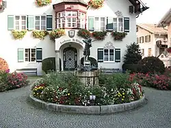 Mozartbrunnen in St.&nbsp;Gilgen