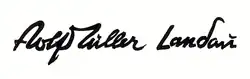 Signatur Rolf Müller-Landau