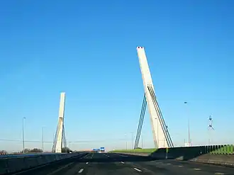 Muiderbrug (2010) nach dem Umbau als Schrägseilbrücke