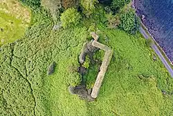 Luftbild – Grundriss des Haupthauses