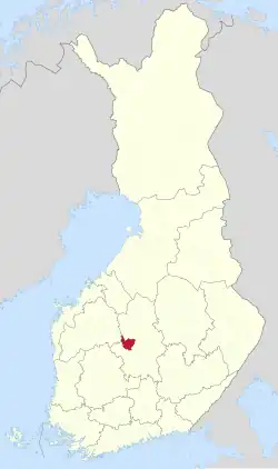 Lage von Multia in Finnland