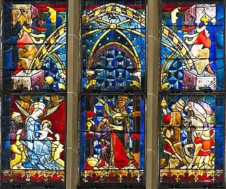 Ausschnitt aus dem Dreikönigsfenster