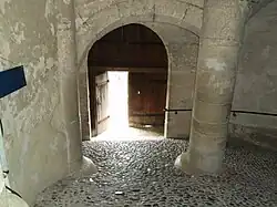 Das Eingangstor (innen) zur Reitschnecke