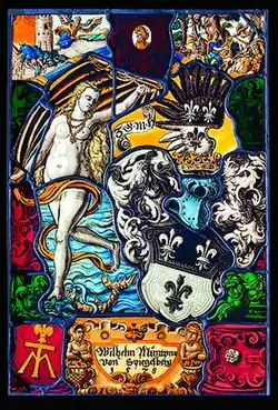 Wappenscheibe von Wilhelm Muntprat, 1578