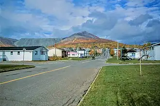 Ortsansicht der kanadischen Stadt Murdochville