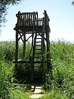 Die höchste von drei Aussichts­plattformen