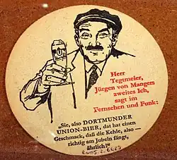 Bierdeckel, Jürgen von Manger