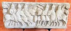 Kapitell mit Reitern, 12. Jhd.