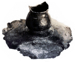 Silberner Kelch aus San Michele Maggiore