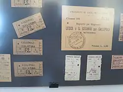 Historische Fahrkarten