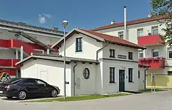 Das Museum im nachgebauten Consumvereins-Gebäude[4]